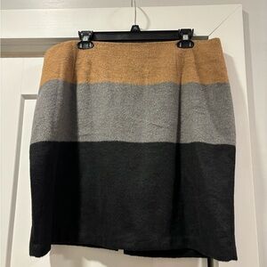 Amanda & Chelsea Tan, Gray, and Black Skirt